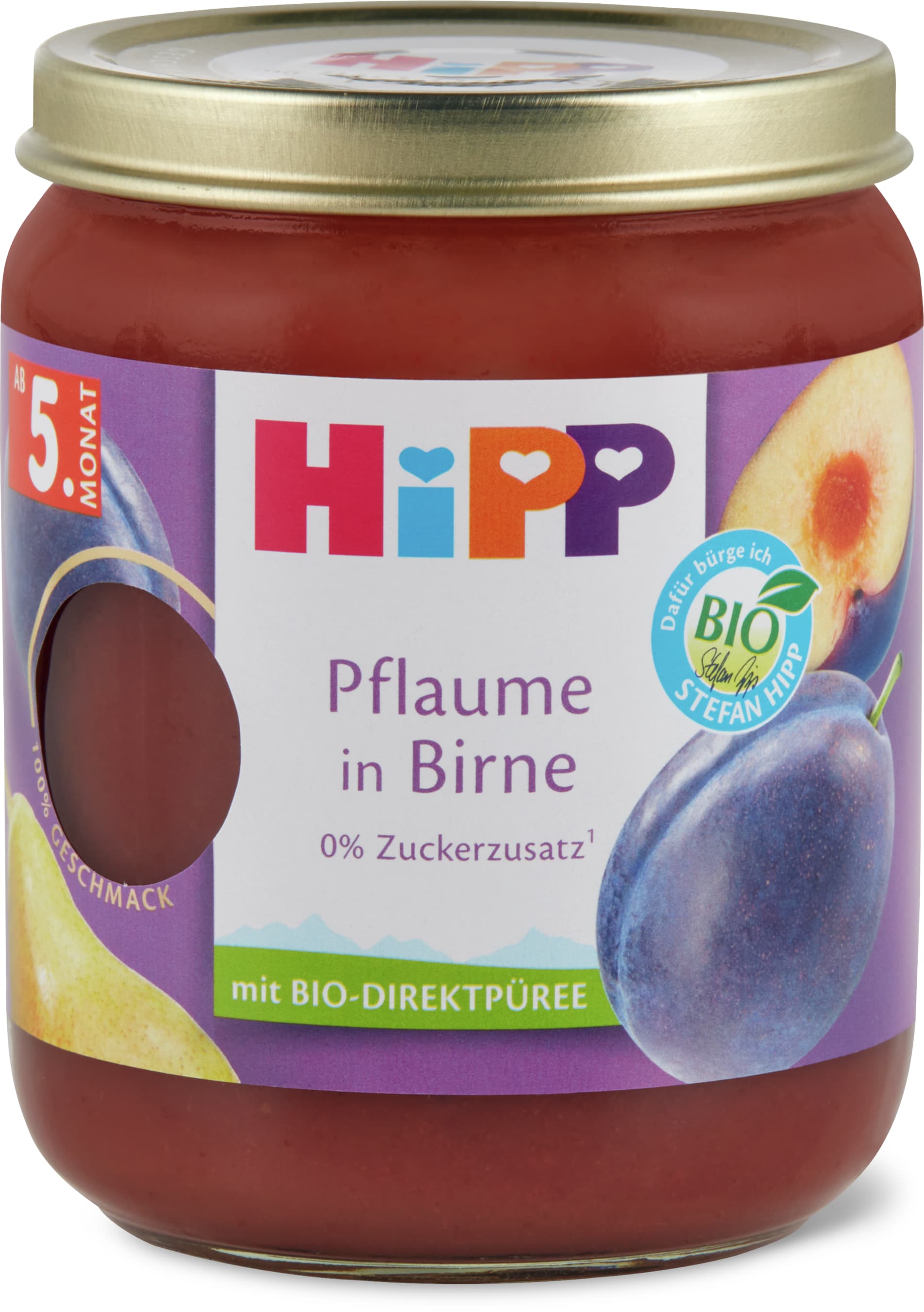 Hipp Pflaume in Birne Brei 160g